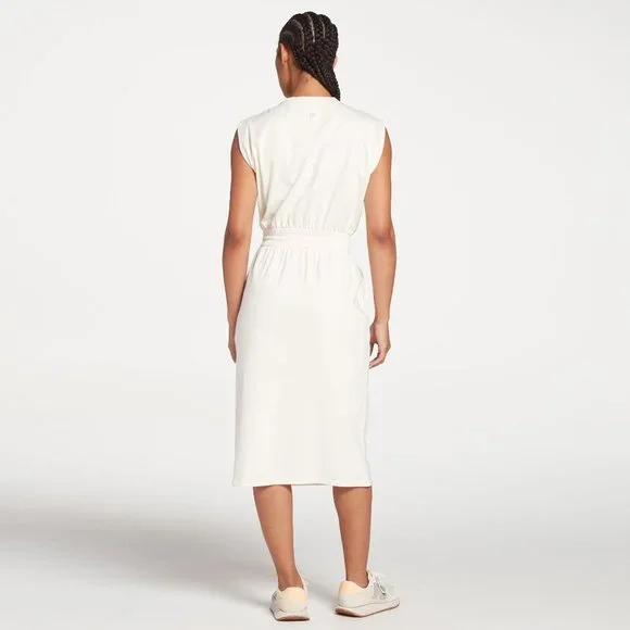 NWT CALIA Women's Extended Shoulder Midi Dress - Picture 3 of 4